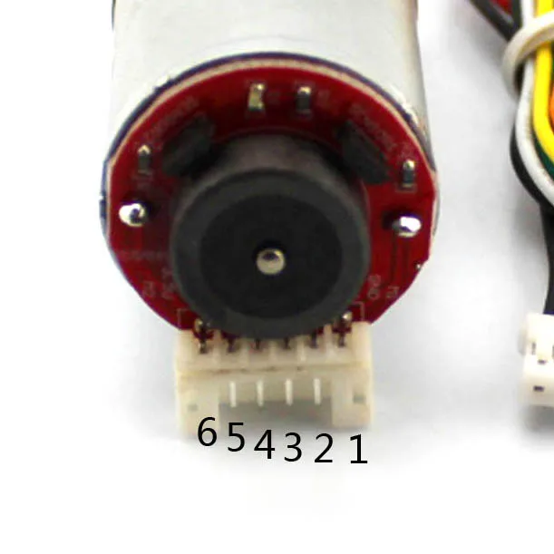 Кодировщик 25GA для снижения скорости двигателя (6 / 12V) с кодовым планшетом