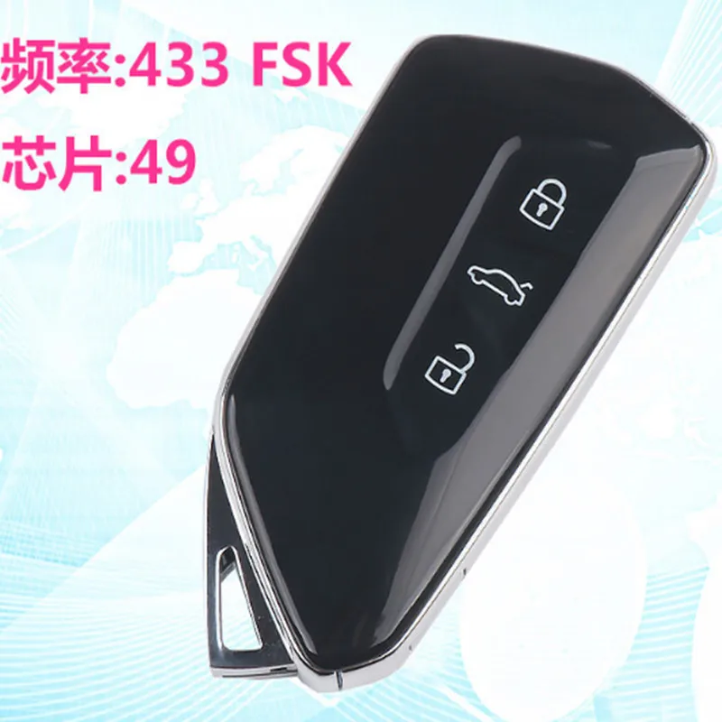 Умный пульт дистанционного управления DAKATU с 3 кнопками для VW GOLF 8 Skoda новый Octavia FSK