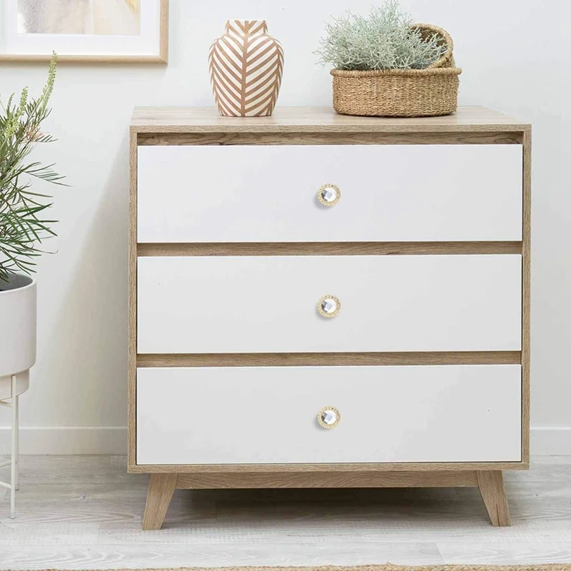 10 шт. ручки для комода Хрустальные Ручки шкафа Шкаф Алмазная форма мебельные