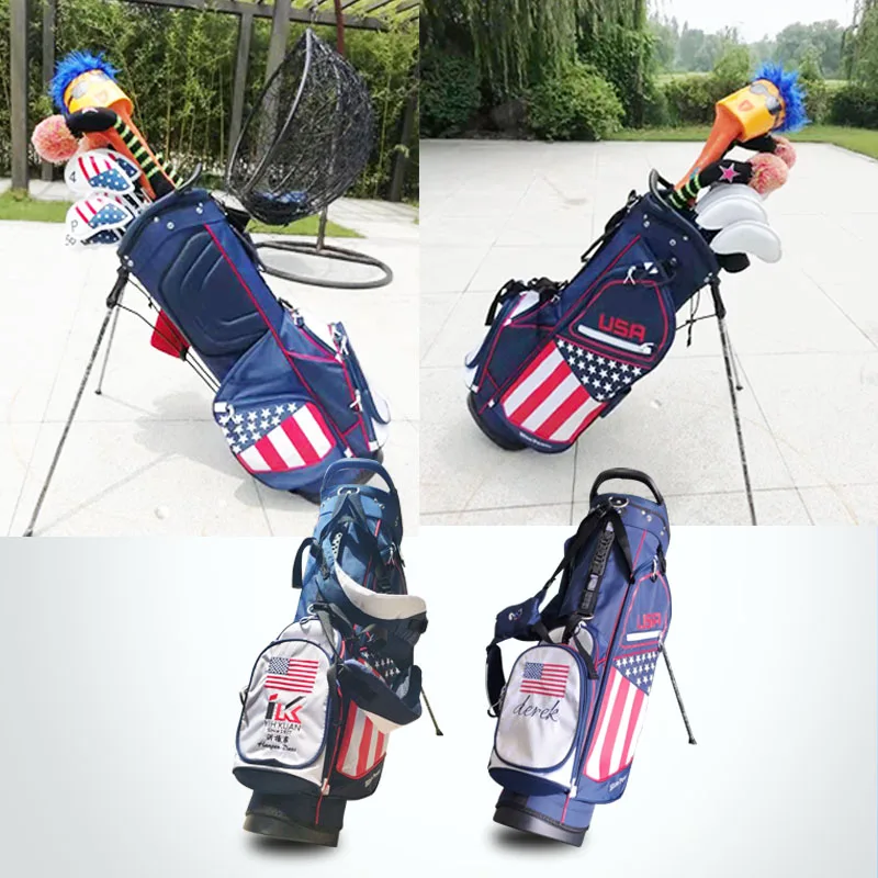 14 отверстие сумка для гольфа с подставкой легкая обувь мужчин и женщин клюшек