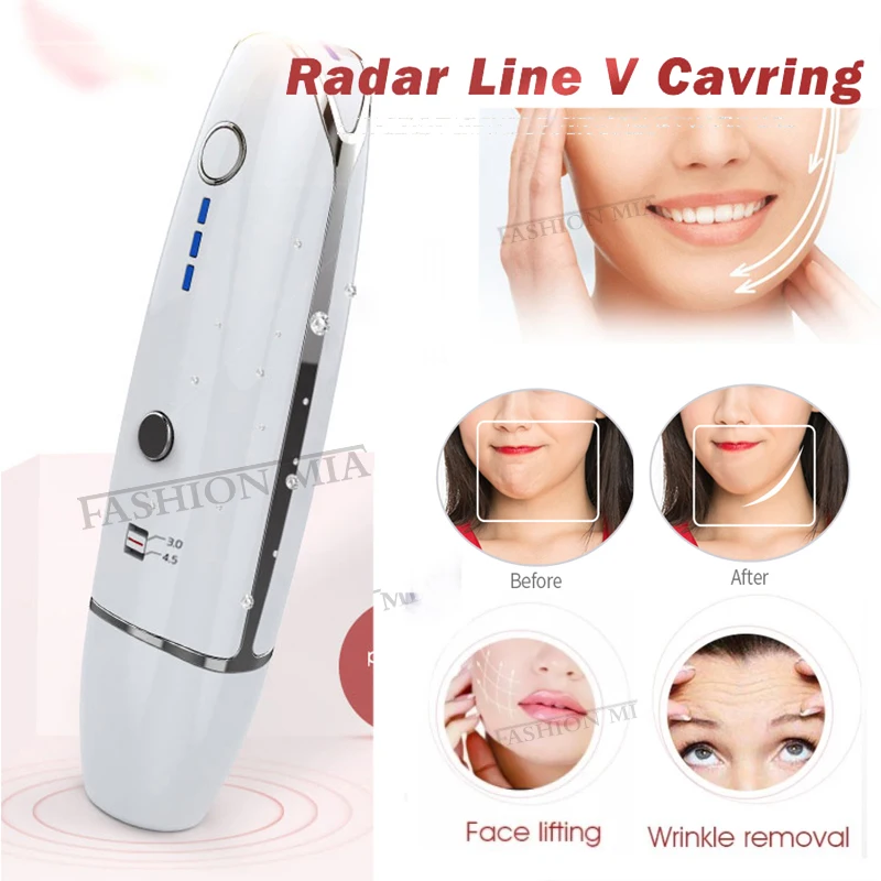 

Home Use Mini Hifu Ultrasonic RF Face Lifting Wrinkle Removal V-Shape Radar Line Carving Anti-Aging Tightening Beauty Machine