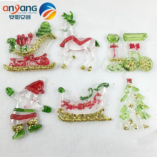 Рождественские украшения подвеска на рождественскую елку 5-6 см акриловая елка