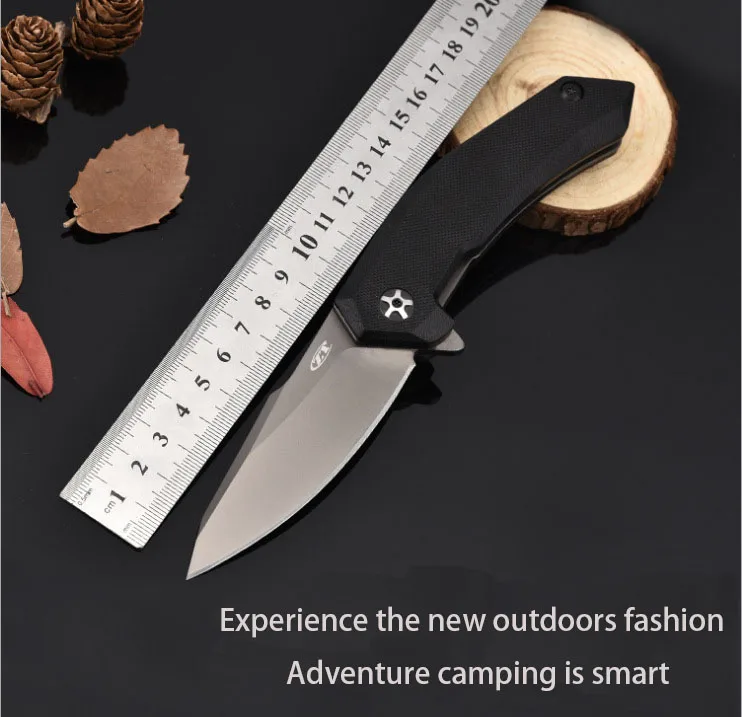

New 0095 folding multi-functional jungle outdoor camping adventure knife 7cr13 blade G10 handle hunting survival knives EDC tool