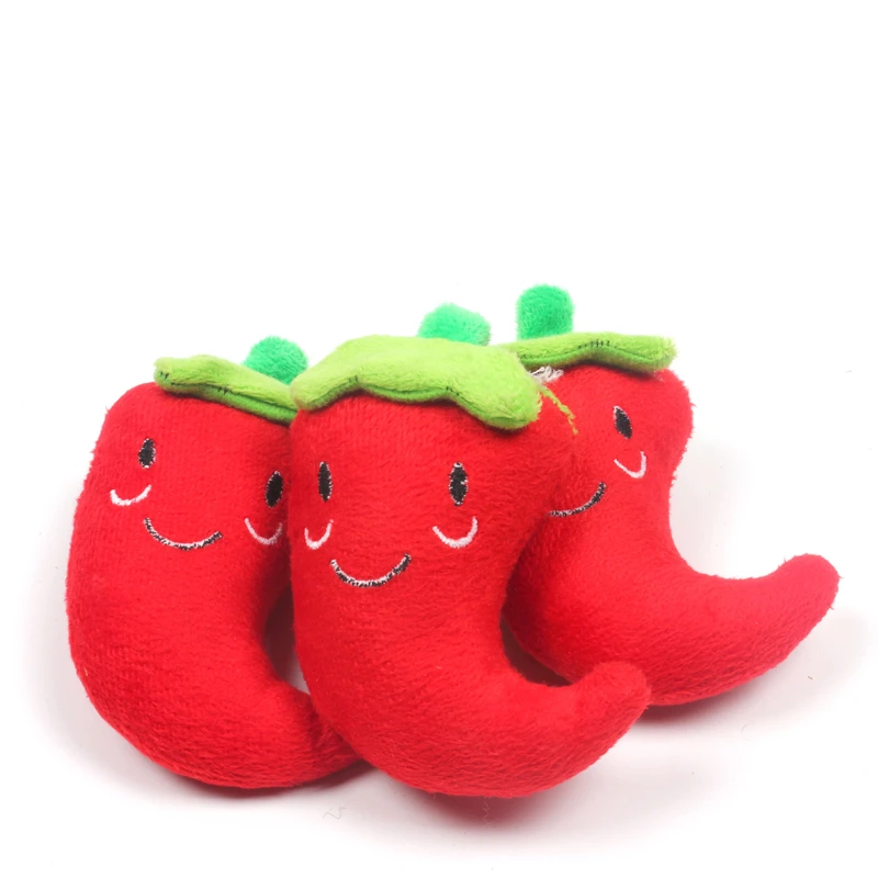 Товары для домашних животных Щенок игрушка звук плюшевый перец молярная