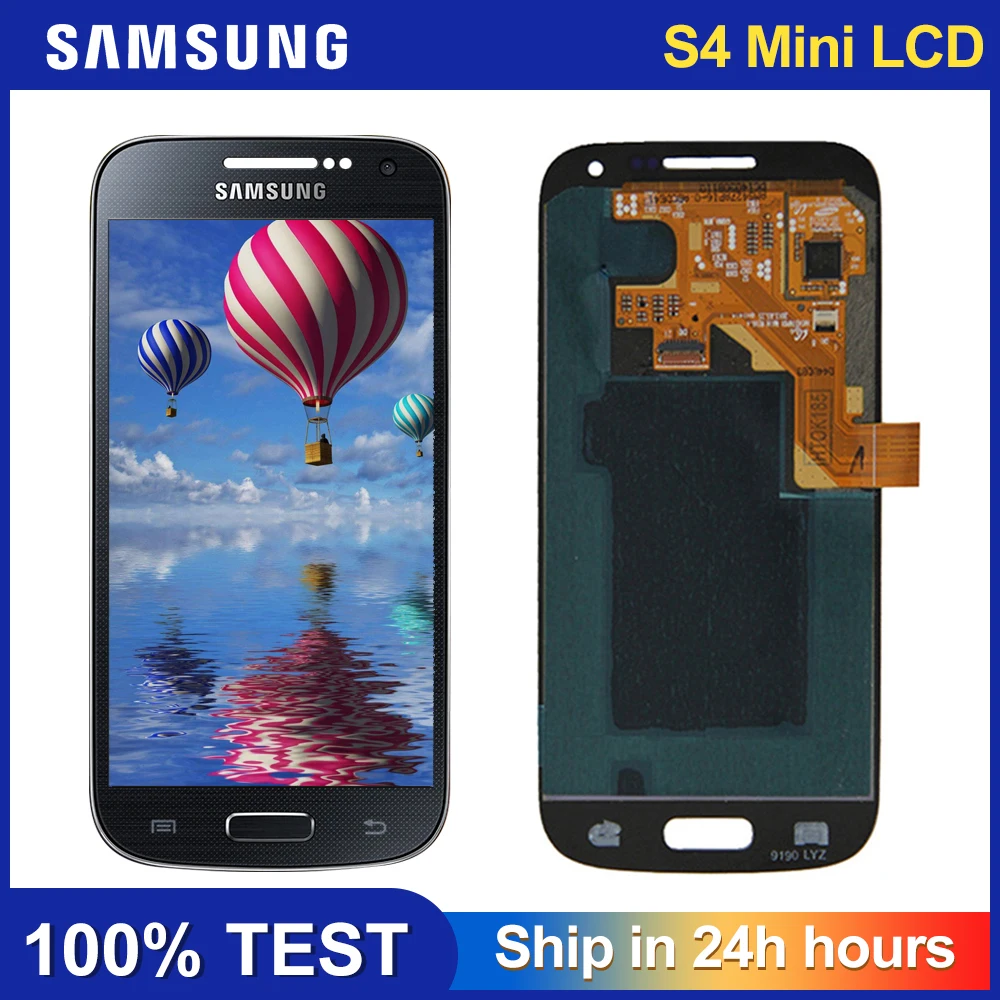 ЖК дисплей i9190 для Samsung Galaxy S4 Mini i9192 i9195 с сенсорным экраном и дигитайзером в сборе