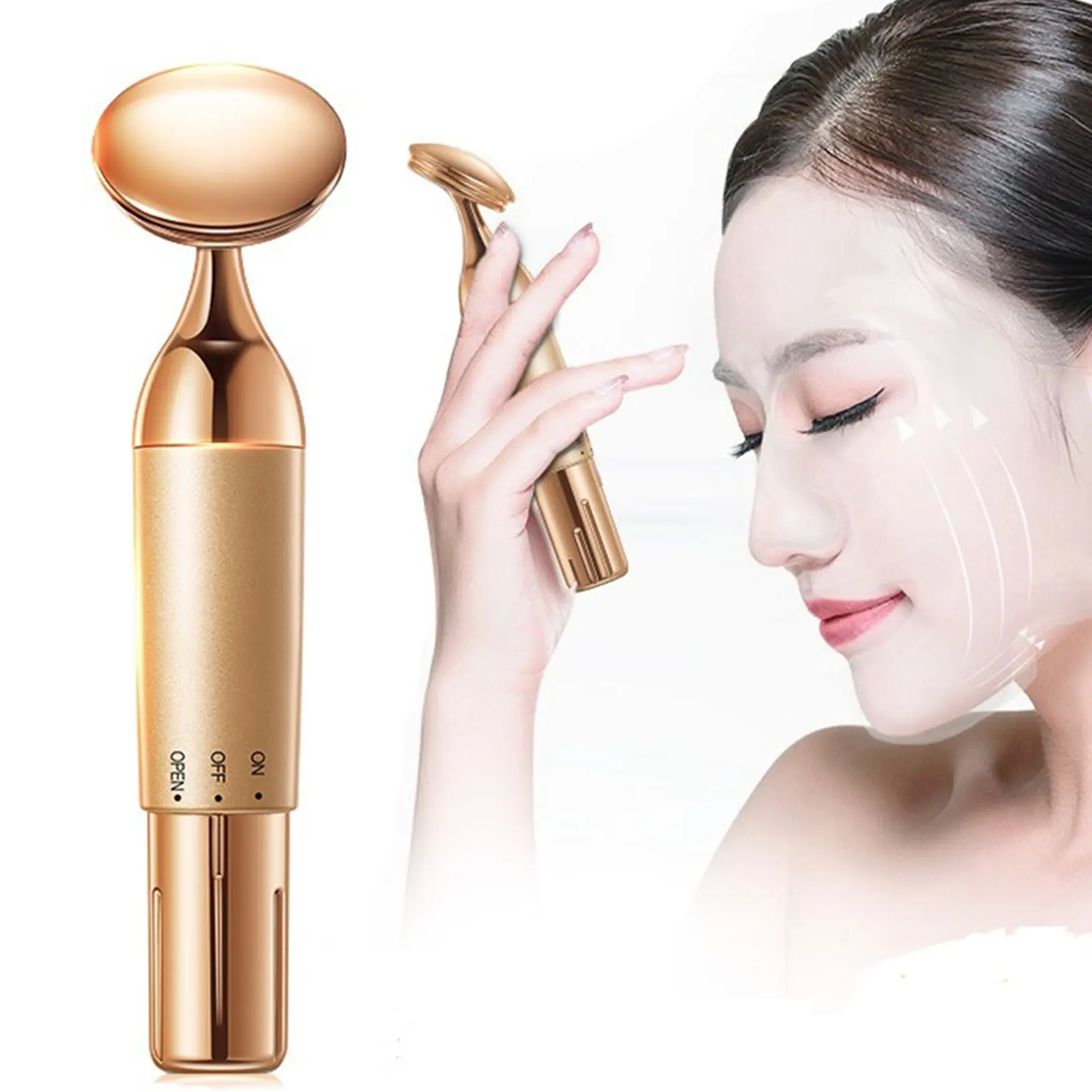 

Electric Face Eye Vibration Massager Lift Anti aging Wrinkle Remove Puffiness Facial Beauty Machine Instruments Skin Care Tool