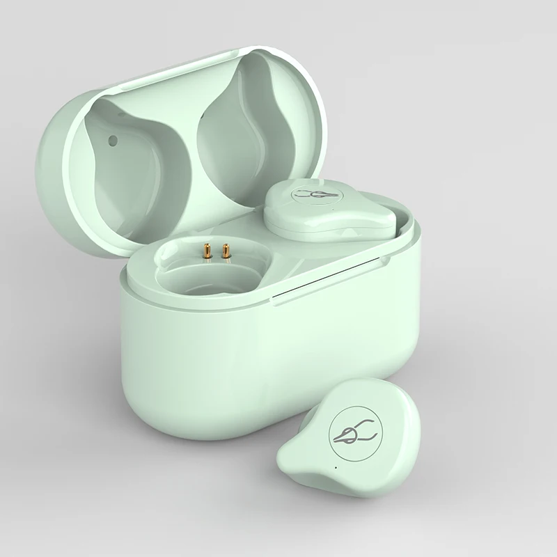 Новые профессиональные наушники X12 С Bluetooth 5 0 Модные Зеленые мини с 3D стереозвуком