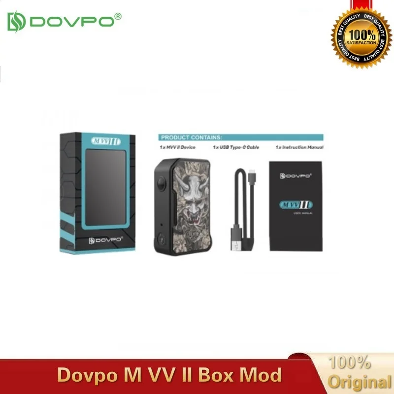 Оригинальный бокс-мод Dovpo M VV II 280 Вт вейп-моды питание от двойной батареи 18650