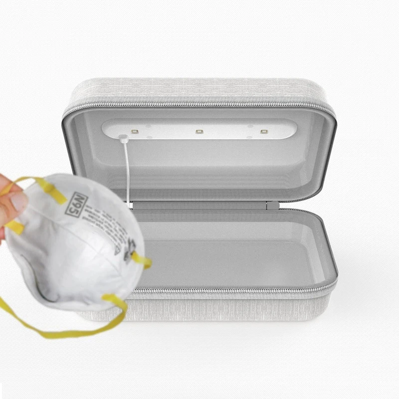 

Portable UVC Multifunctional Disinfection Storage Bag Mommy Bag Mobile Phone Glasses Mask Ultraviolet Disinfect Box