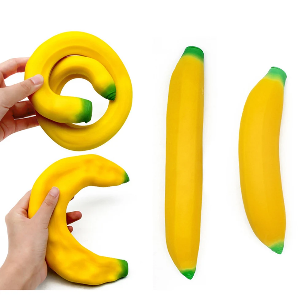 Милый банановый Сжимаемый медленно Восстанавливающий форму Рождественский