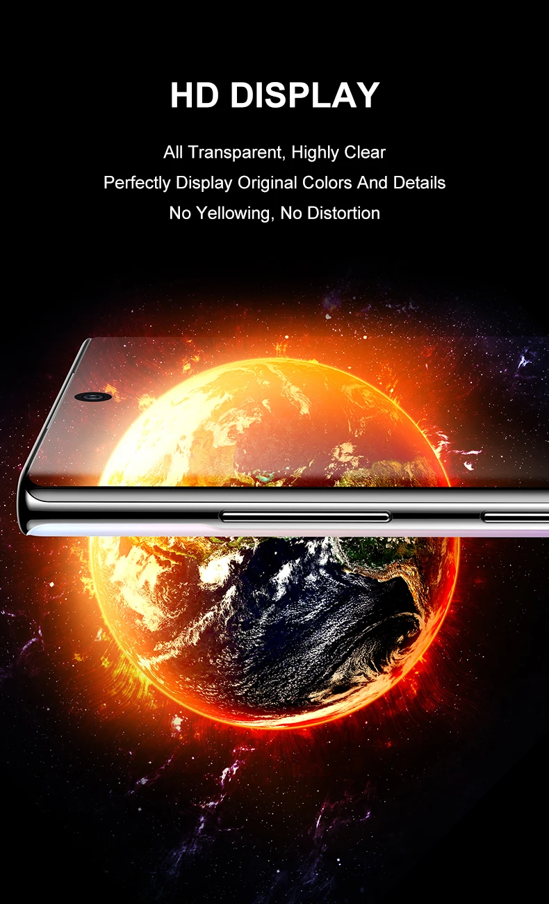 0,1 мм Тонкий Полный протектор экрана для samsung Galaxy Note 10 Pro S10 S9 S8 Plus S7 S6 Edge PET мягкая защитная пленка для экрана