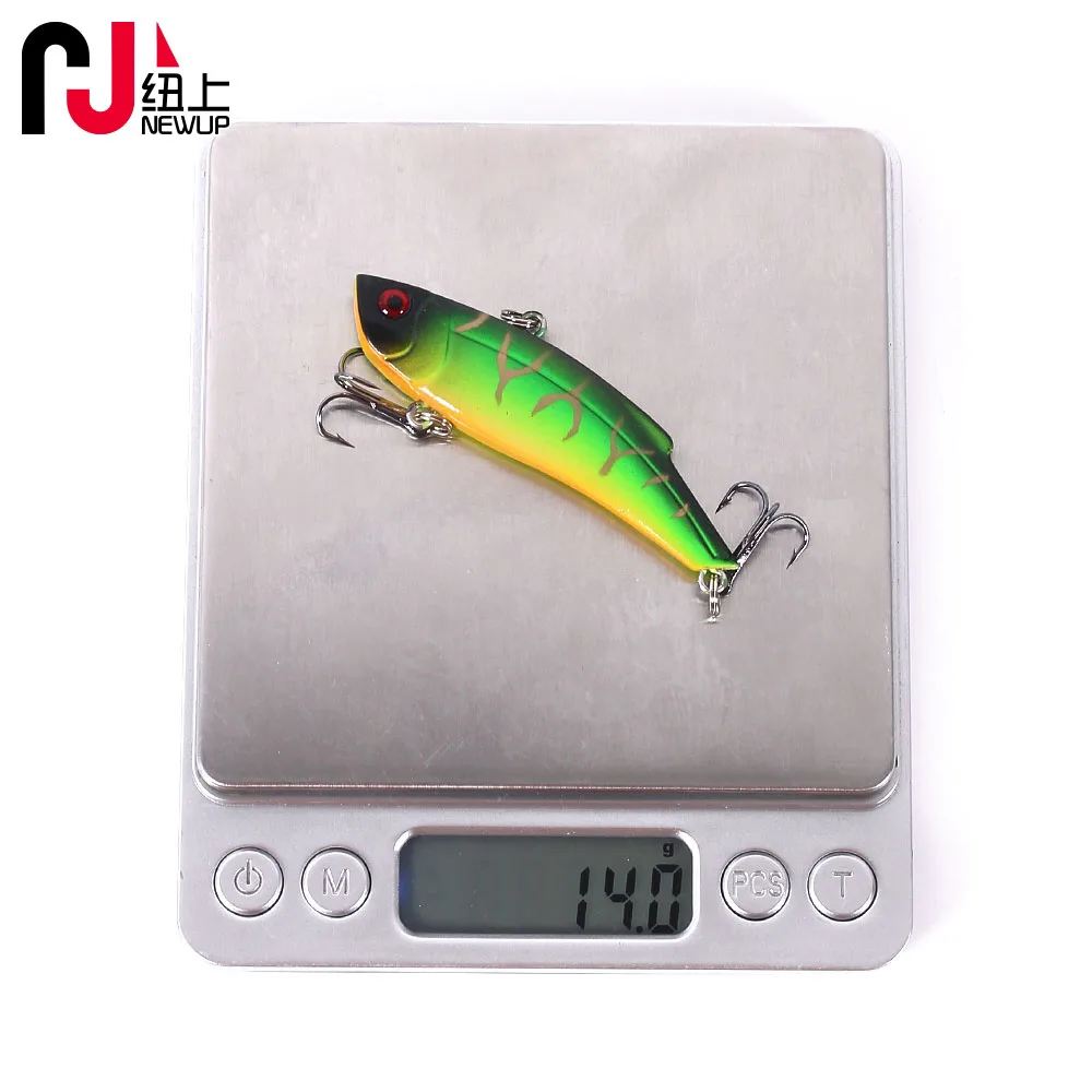 Наощуп 1 шт блесна рыболовные приманки 7 см 14g vivid вибрации Колеблющаяся