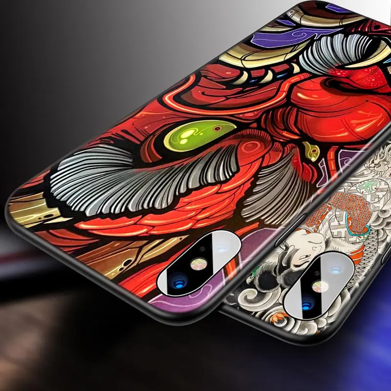 Чехол для Apple iPhone 13 12 11 SE XS XR X 7 8 6 5 S mini Plus Pro MAX 2020 Черный силиконовый чехол с