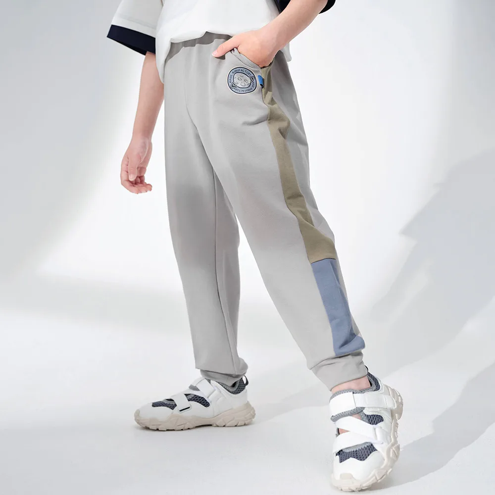 

Hollead Boy Pants Spring Kids Sports Trousers Children Boys Casual Pocket Straight Sweatpants Bottom For Teenagers 3-13 Years