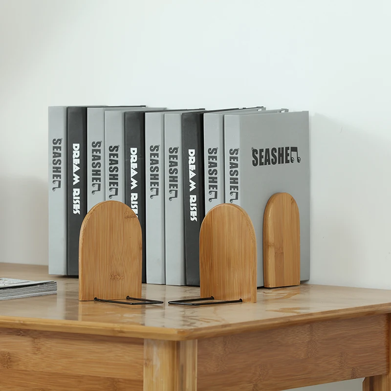 

Подставка-органайзер для книг из натурального дерева