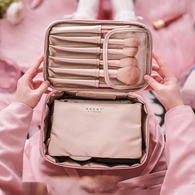 

Travel Organizer Storage Bags Portable Cosmetic Toiletries Storage Suitcase Packing Makeup Beauty Wash Case Big Capacity Bag