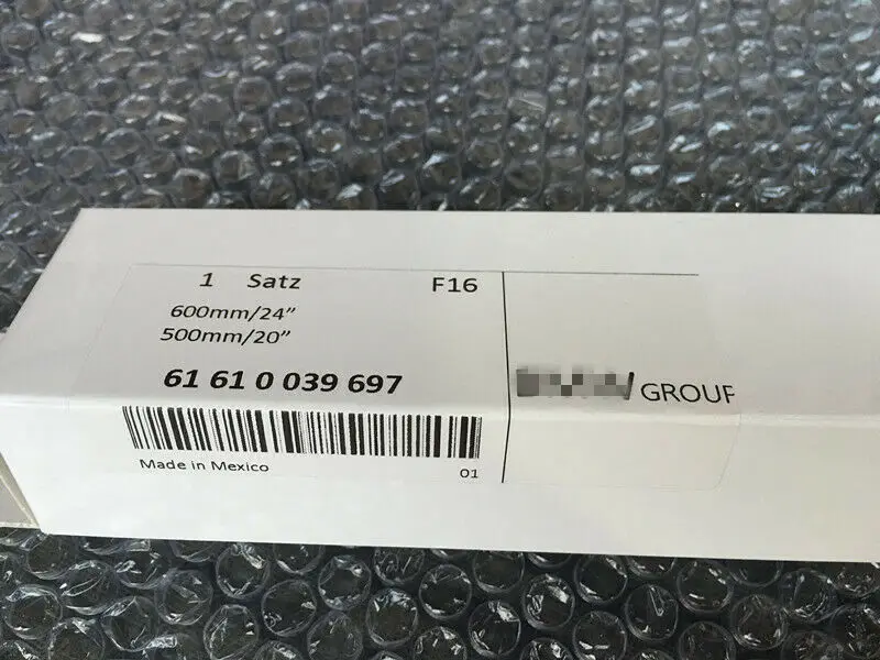 Оригинальные OEM передние щетки стеклоочистителя 61610039697 подходит для 2015 2018 BMW X6 X6M