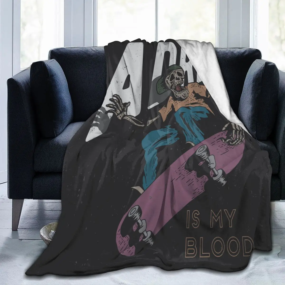 

Уникальное одеяло для семьи, друзей, скейтборд для игр, прочное супермягкое удобное домашнее одеяло в подарок