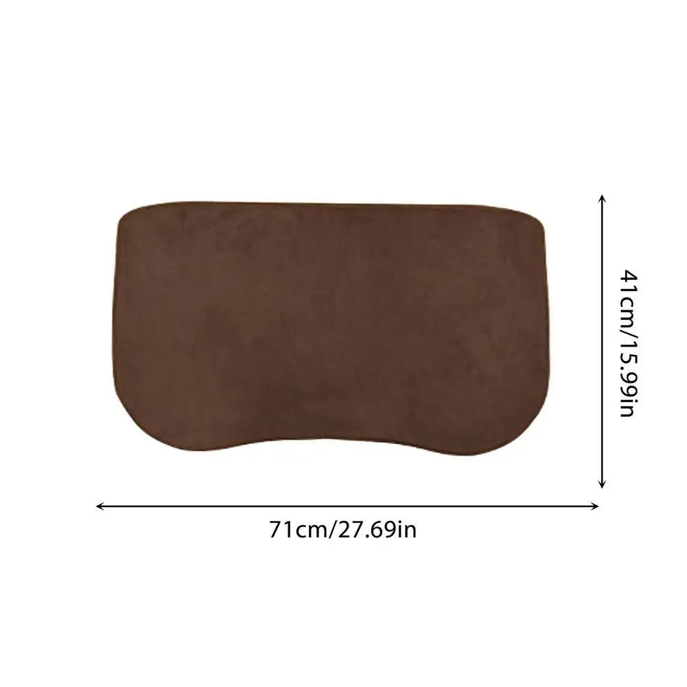 

Vehicle Front Trunk Mat Flannel Storage Cushion Black/Brown Car Pad For Y Model Car Front Trunk Mat 68x38cm For Tesla Model 3