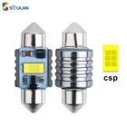 CSP 12 в супер яркая C5W C10W Festoon 31-36-39-41mm автомобильная светодиодная лампа купольная лампа освещение багажника боковые габаритные огни без ошибок