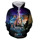 Забавная Новая мода Леди Гага с длинным рукавом 3D печать молниятолстовкикофтыкурткиМужчиныЖенщины Прямая поставка