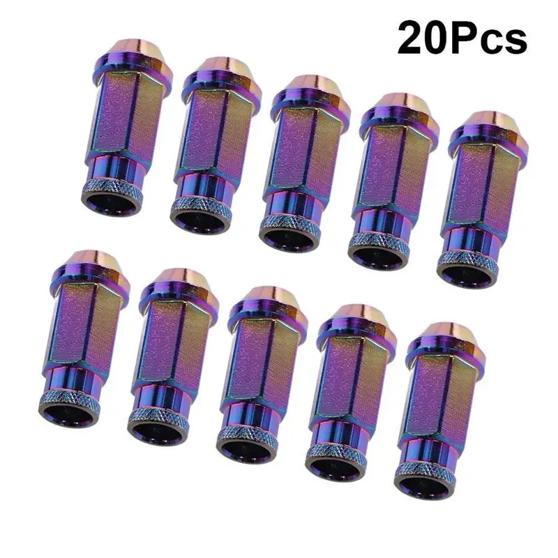 20 шт. гайка для блокировки колес алюминиевая железная Противоугонная шин