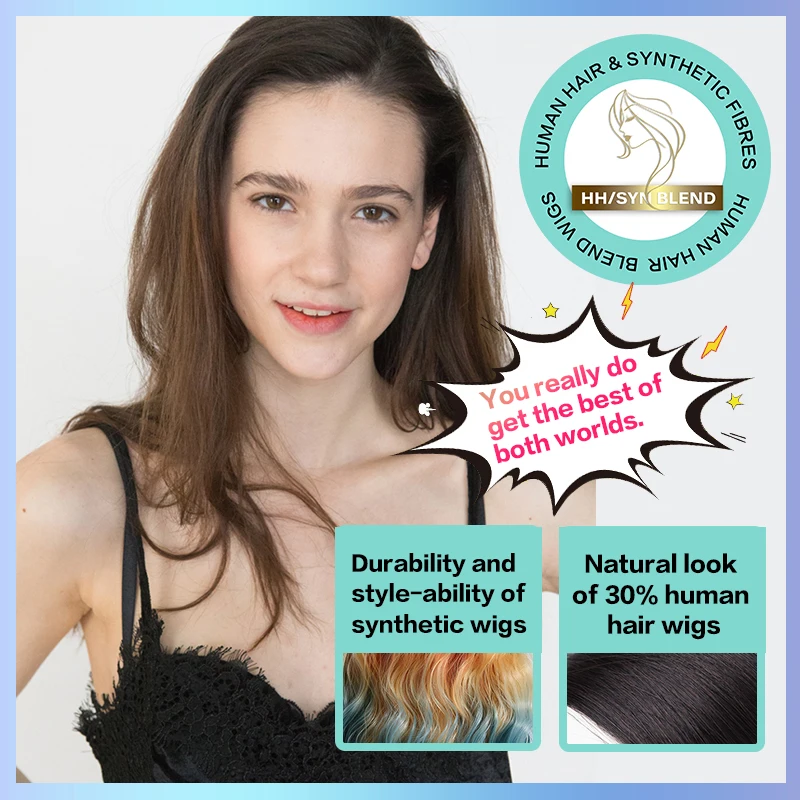 Крошечная Лана короткие прямые человеческие волосы парики смешанные