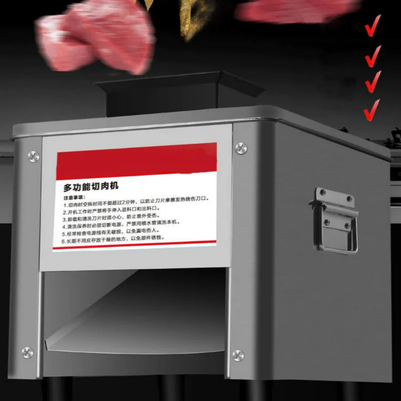 

850w Commercial Meat Slicer, Stainless Steel, Fully Automatic, Automatic Electric Grinder