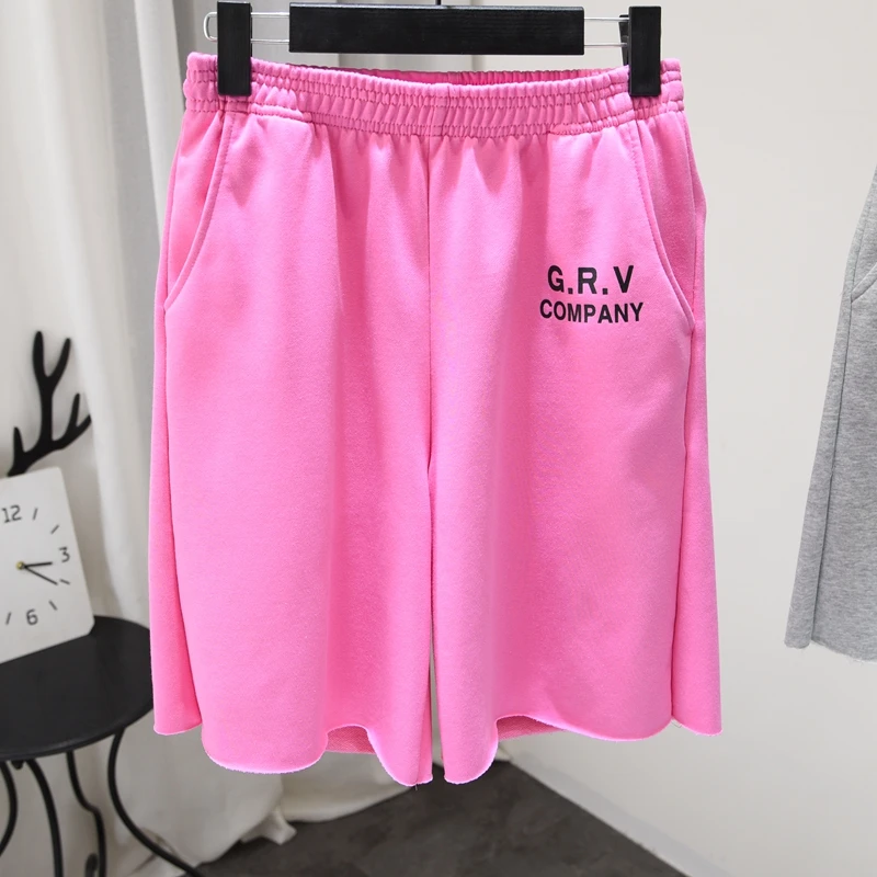 

Шорты женские из хлопка в Корейском стиле Ulzzang, Свободные повседневные однотонные мягкие домашние с эластичным поясом и карманами, лето 2020