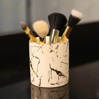 nordic marble makeup brush storage bottles minimalist creative ins style jars porcelain ceramic pen holder desktop storage