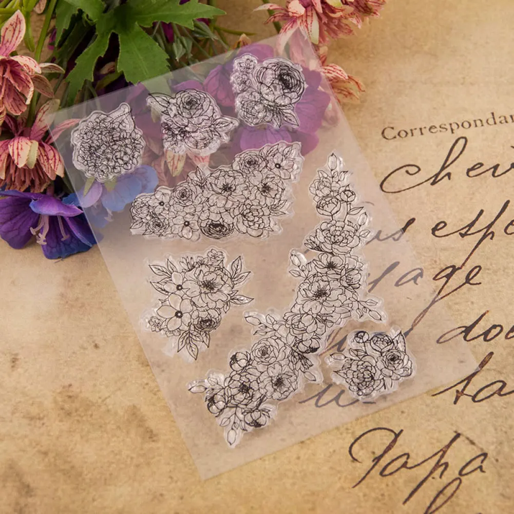 Прозрачный силиконовый штамп/печать для скрапбукинга/фотоальбома|Штампики| |