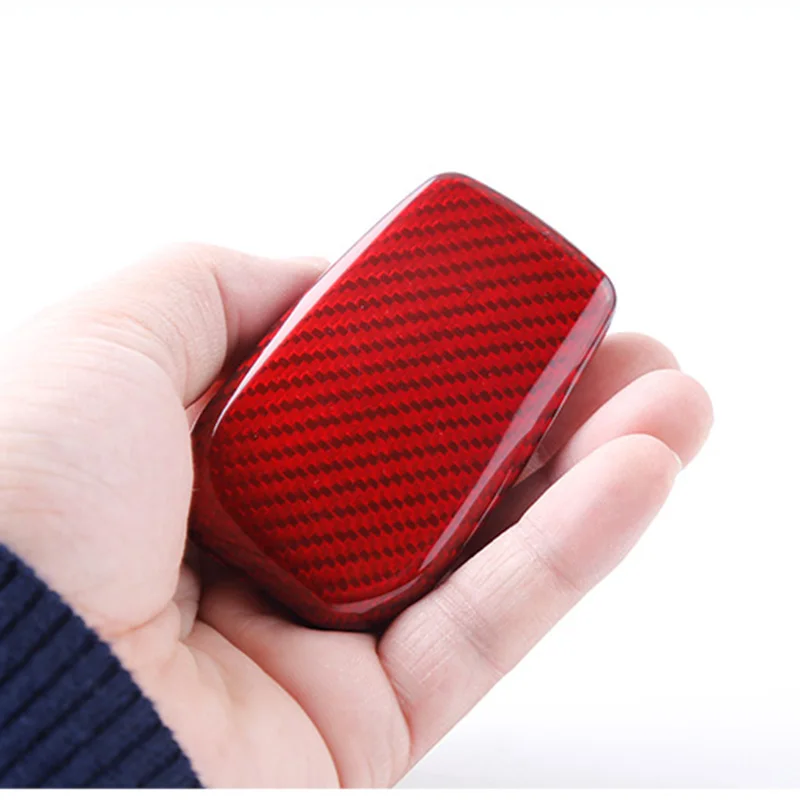 Чехол для автомобильного ключа из углеродного волокна чехол Toyota Prius Camry Corolla C-HR CHR