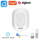Датчик утечки воды Zigbee 3,0, детектор уровня воды в баке, с дистанционным управлением через приложение