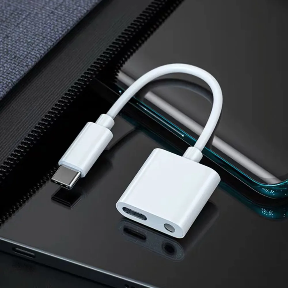 KISSCASE 3 5 мм type C наушники USB зарядное устройство адаптер для Xiaomi mi 8 x 2 Кабели быстрой