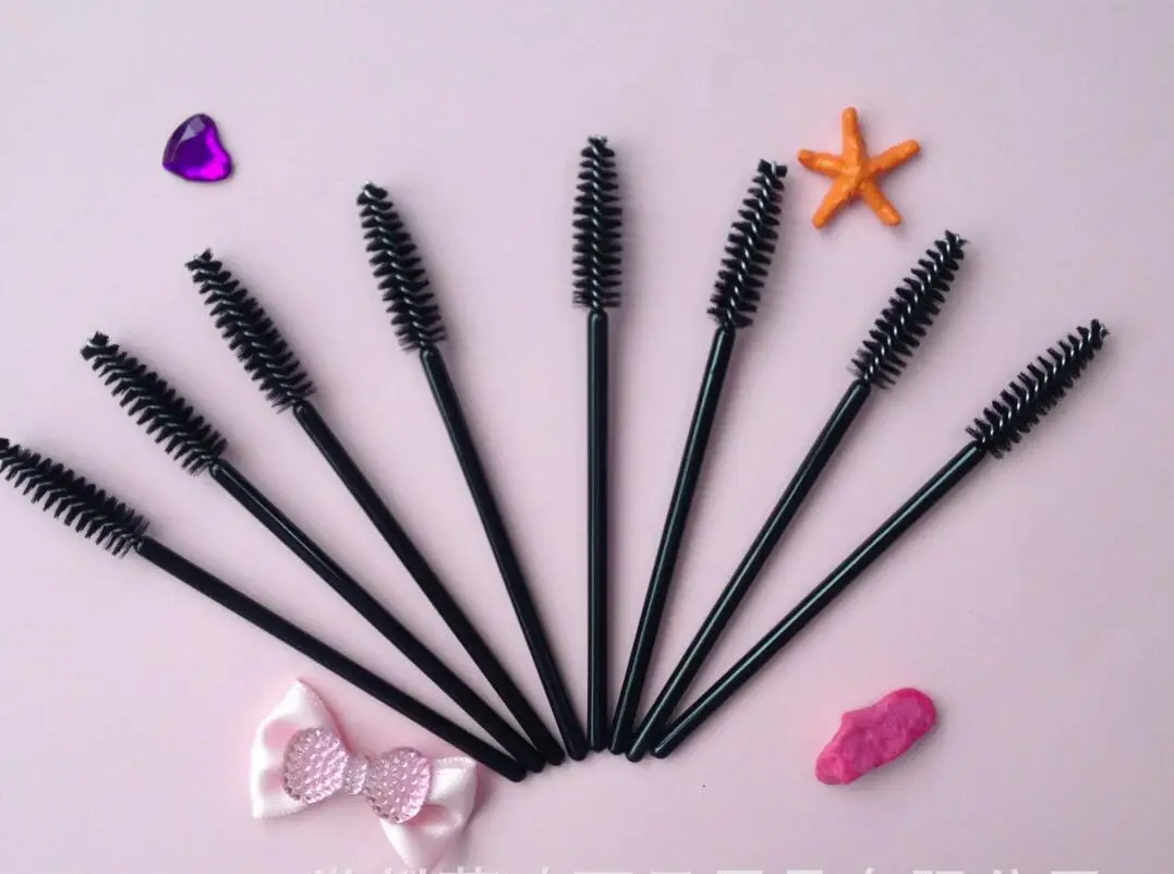 Одноразовая щеточка для ресниц 100 шт. одноразовая мини аппликатор туши палочки