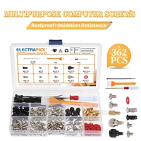 electrapick 362330pcs computer screws kit for motherboard pc case fan cd rom hard disk notebook hardware kit accessories