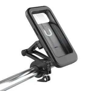 adjustable waterproof motorcycle bike phone holder case stand moto bicycle handlebar cell phone support mount bracket for iphone free global shipping