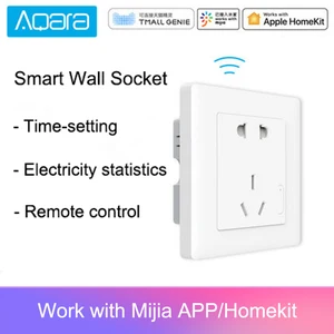 Aqara умная настенная розетка ZigBee, беспроводная настенная розетка Mijia, переключатель, работа для Mijia Smart Home, приложение Mihome