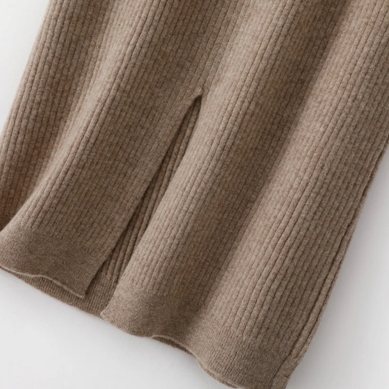 

BELIARST2021 Summer New Style 100% Pure Wool Camisole Woman V-neck Pullover Long-kun Nightdress