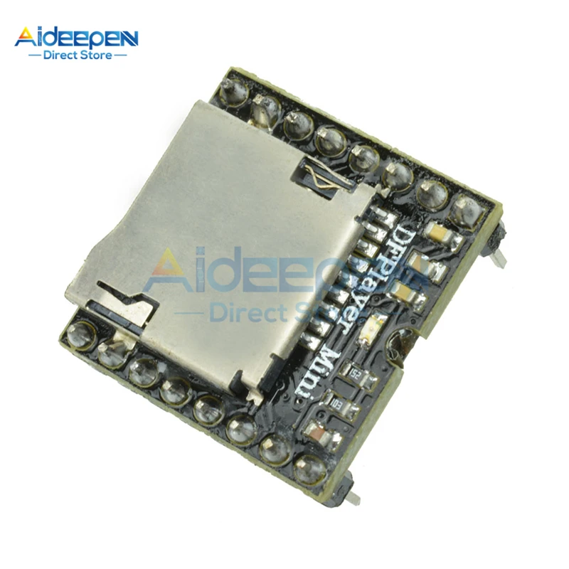 DFPlayer мини MP3 DF Модуль платы аудио декодирование голоса плата для Arduino Sup порт ing TF