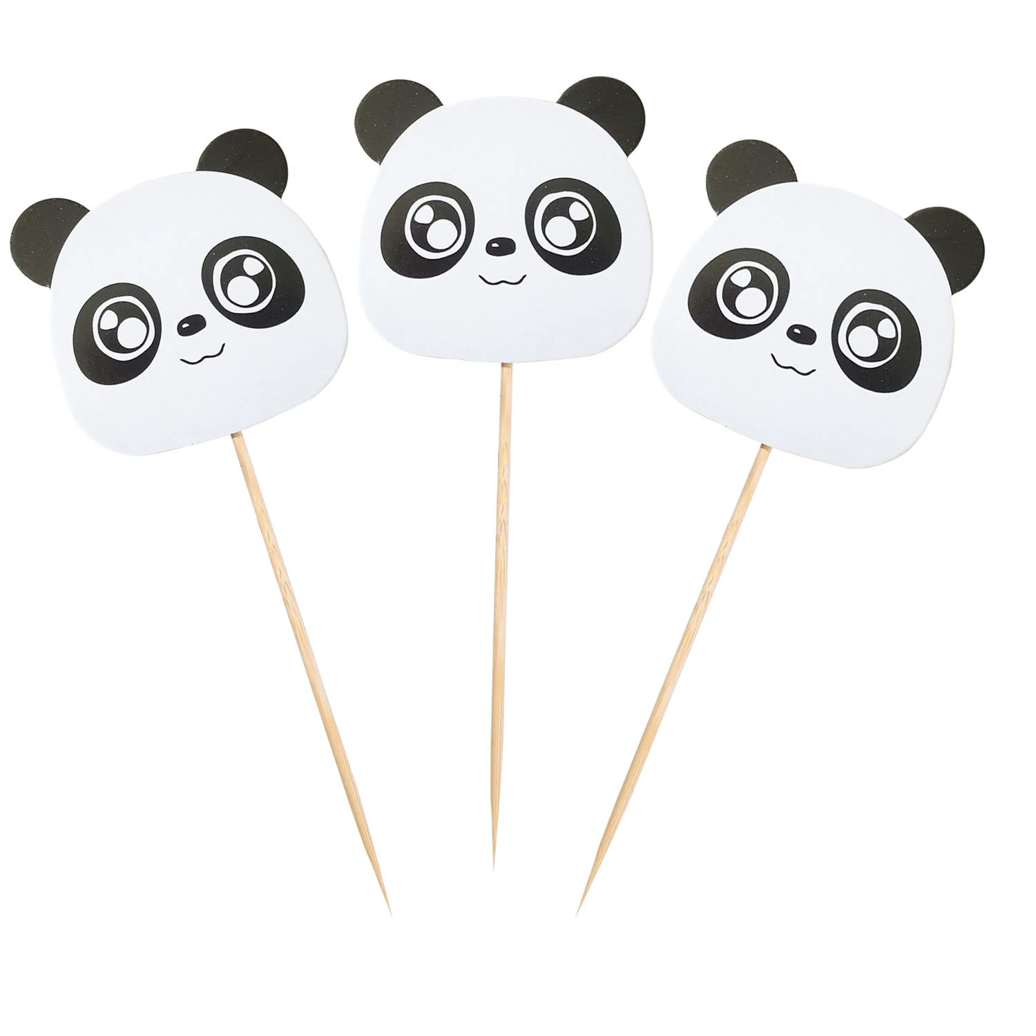 1 сумка 6 шт. DIY мультяшная Милая панда декор для торта мороженое кексы подарки на