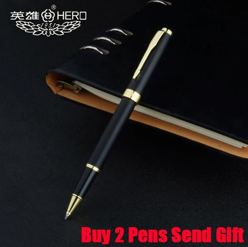 Matte Roller Pen Металлическая шариковая ручка для офиса и руководителя. Роскошная Шариковая ручка для бизнеса. Купить 2 ручки в подарок - Цвет: Matte Roller Pen