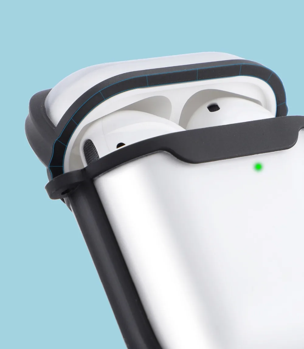 Прозрачный матовый чехол для AirPods, прозрачный чехол для Apple Airpods, 2 чехла, коробка для наушников, аксессуары, сумка, беспроводной Bluetooth, чехол для наушников