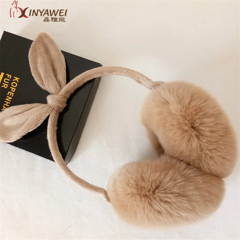 Популярные новые модные женские меховые зимние наушники 2019 с кошачьими ушками