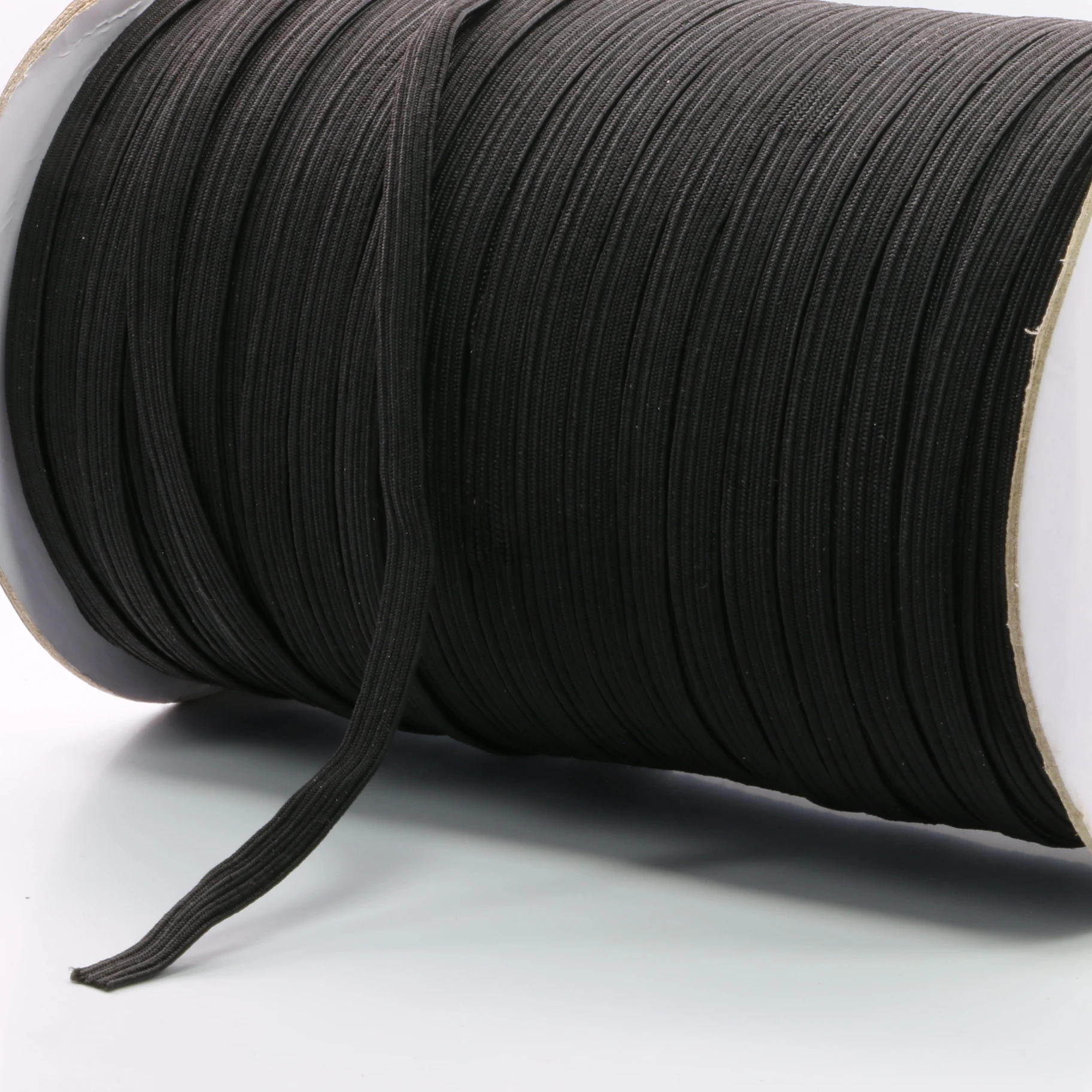 10 метров растягивающиеся шнуры плоские черные эластичные Бисероплетение Нити