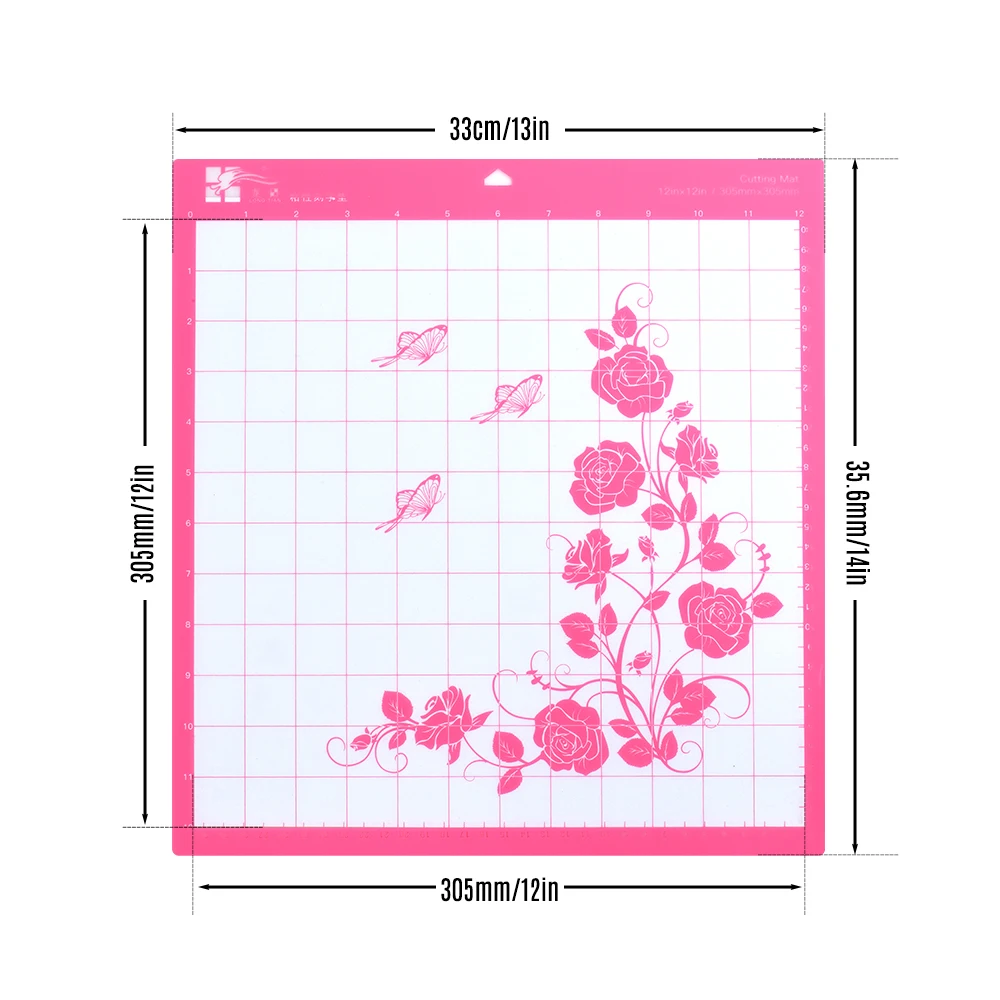 Сменный режущий коврик 12 на дюймов стандартный клейкий с ручкой область резки