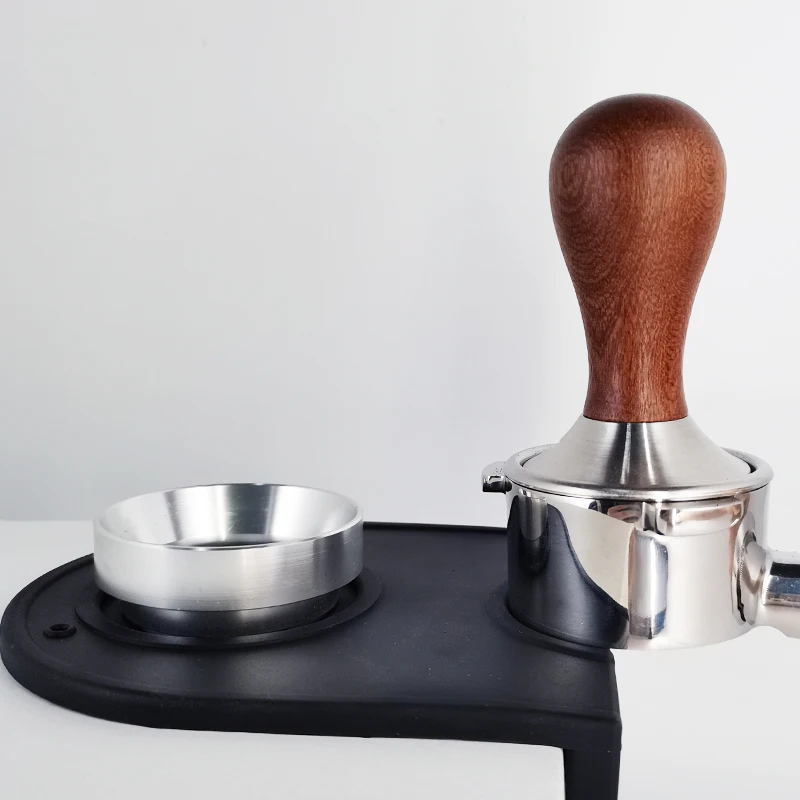 

Темпер для кофе Nespresso из нержавеющей стали, 51 мм, 53 мм, 58 мм, плоский, с деревянной ручкой, аксессуары для кофе