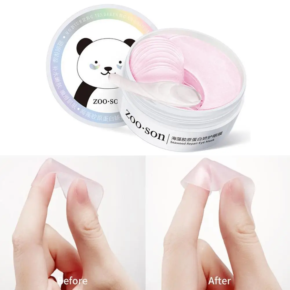 

Crystal Collagen Eye Patches 60Pcs Face Anti Wrinkle Gel Sleep Mask Eye Patch Essence Moisturizing Eye Mask Remove Dark Circles