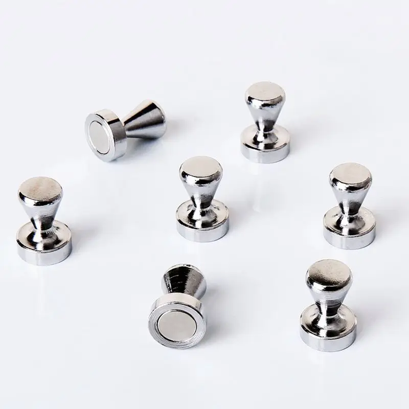 

Push Pins 20 pack ,Silver nets, Brushed Nickel Push Pin Strong nets for Refrigerator,Whiteboard, Map, Calendar and More