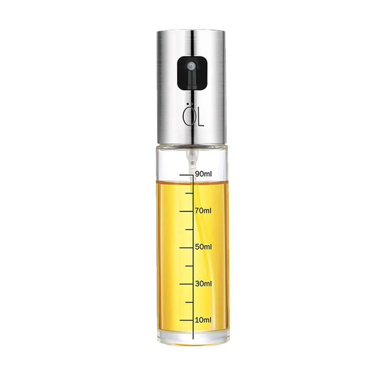 

100ML Oil Bottle Set BBQ Kitchen Oil Bottle Cooking Olive Glass Vinegar Sprayer Bottle Convenient Gravy Grill Cooking Tools